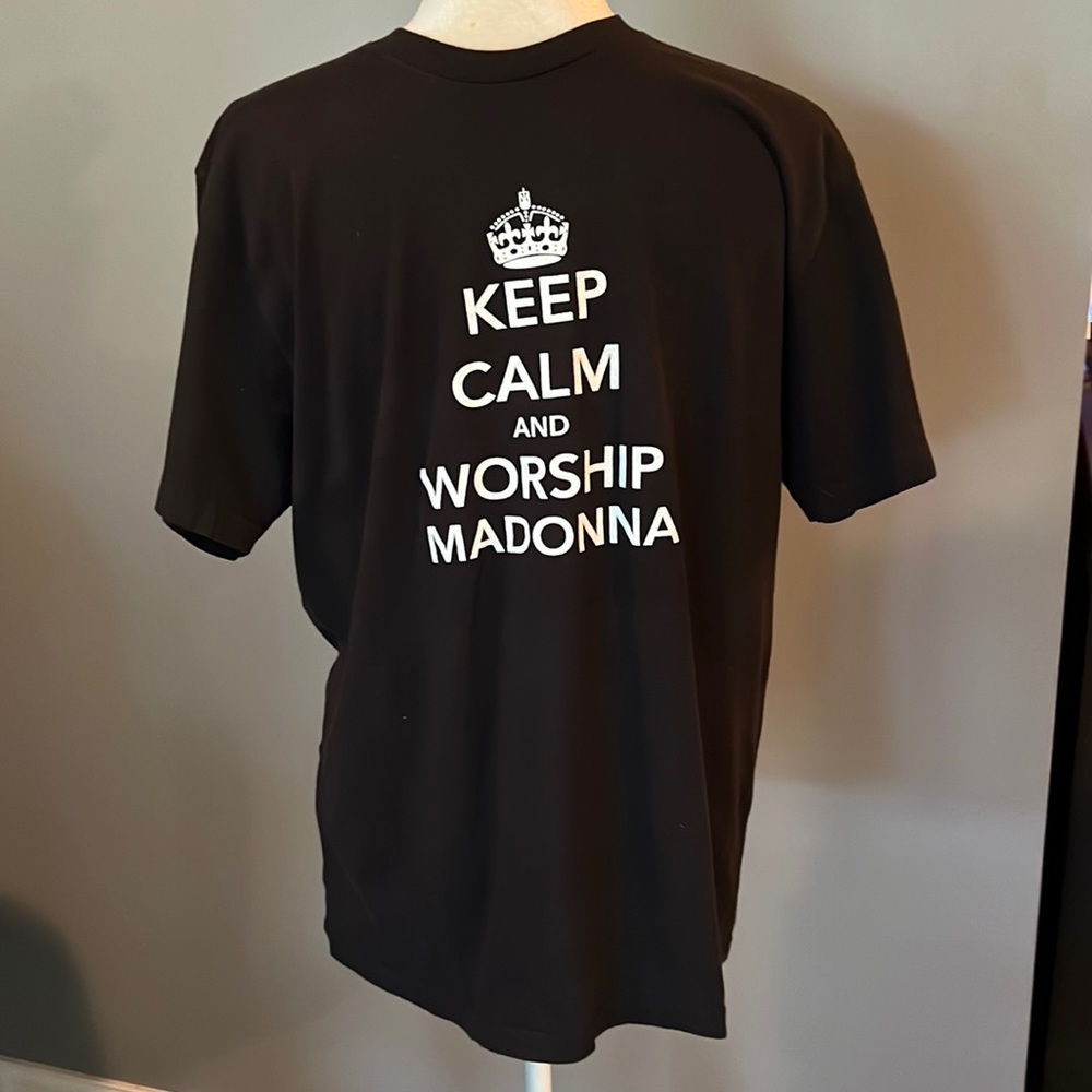 Madonna Tour Shirt - Keep Calm and Worship Madonna